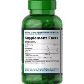 Puritan's Pride Psyllium Husks 500 Mg, Supports Digestive and Colon Health 400 ct