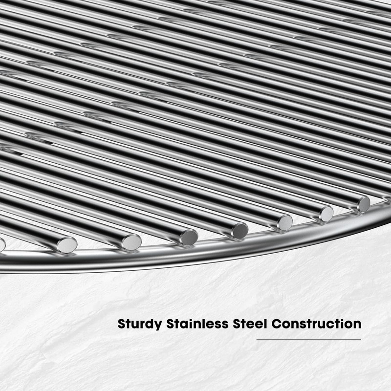 onlyfire Stainless Steel High Heat Charcoal Fire Grate for X-Large