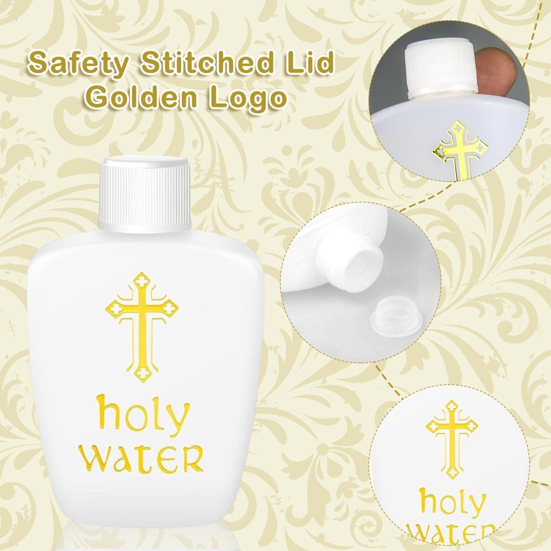 LM.XDBQ 40Pcs Holy Water Bottles Holy Water Container Empty Containers