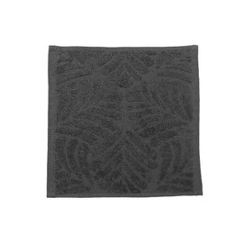 Baltic Wash Cloth 12" X 12" Dark Grey - Set of 6, Bath, Hand & Wash Towels, Dark Grey, Cotton, 12 x 12 x 1