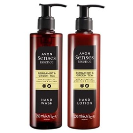 New Larger Size - Avon Senses Essence Bergamot & Green Tea Hand Care Set - Sold By Ultimate Things