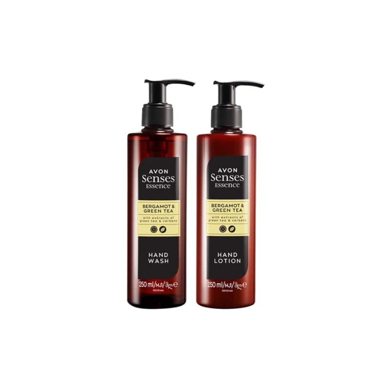 New Larger Size - Avon Senses Essence Bergamot & Green