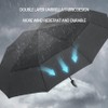 Mustarpicking Windproof Travel Umbrella, Automatic Umbrellas for Rain, Compact Umbrella,