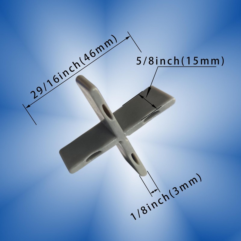 15x3.0mm Plastic Paver Spacers (50 Pack) – Durable Tile &