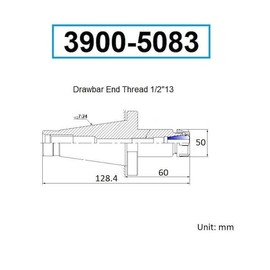 HHIP 3900-5083#30 NMTB ER-32 Collet Chuck-Drawbar End