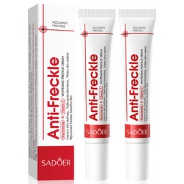 2 pieces brightening freckle cream, anti-freckle and brightens the skin, effective cream against pigment spots and dark spots on the face for all skin types