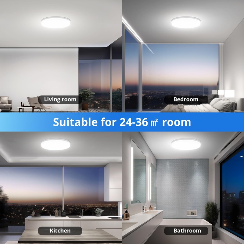 Combuh Ceiling Light LED 48 W 4320 LM Easy to