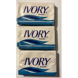 Ivory Lot Of 3 Vintage Ivory Soap Bars .88 Oz Unopened Protector & Gamble New Old Stoc