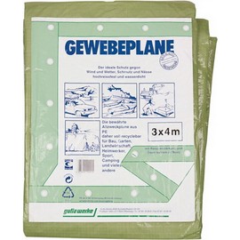 Gewebeplane Abmessung 2x3m oliv