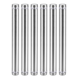 uxcell 1/2 Dia x 4-7/8"(12x124mm) Double Head Standoff Screws Acrylic Glass Nails 6pcs