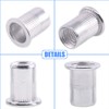 Glarks 210Pcs Aluminum Alloy M3 M4 M5 M6 M8 M10