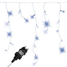 VOLTRONIC VOLTRONIC ice rain fairy lights, inside and outside, IP44, choice of sizes and colors, 200 LEDs, cold white?