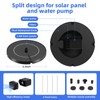 Solar Fountain for Bird Bath, Solar Water Fountain with Multiple