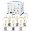 ANWIO ST21 LED Filament Bulb 7W(60 Watt Equivalent) Dimmable 2700K