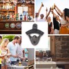 2PCS Cast Iron Wall Mounted Bottle Opener Vintage Rustic with