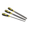 Meprotal 3pcs 8-inch Metal File Set - Hardened Steel Includes