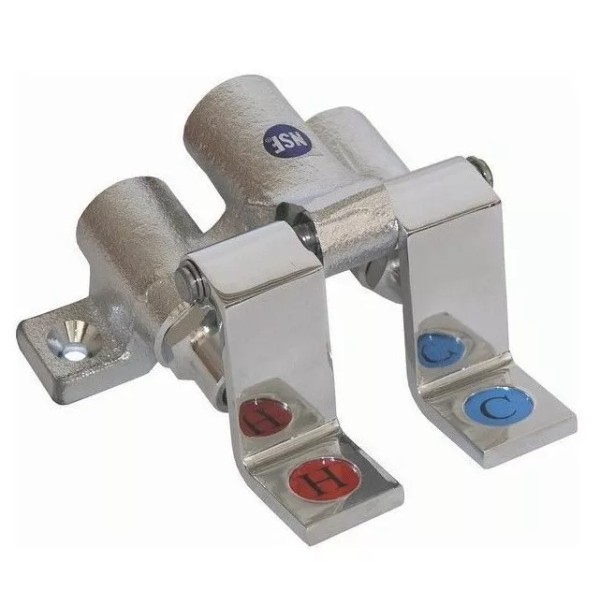 GSW Commercial Foot Pedal Operation Valve W/Red & Blue Index