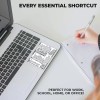 SYNERLOGIC Windows PC shortcuts -durable vinyl sticker size SM for