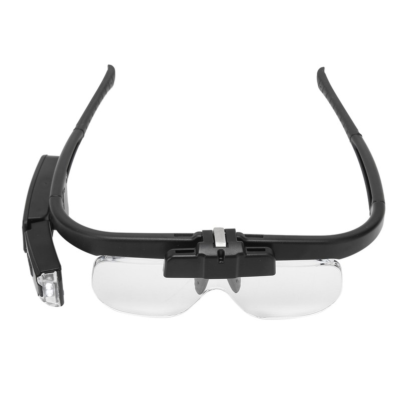 Rechargeable Head Magnifying Glasses with LED Light 2 Detachable Lenses