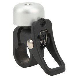 Qinlorgo Timbre de Scooter Eléctrico, Aleación de Aluminio 22,2-31,8 mm Diámetro del Manillar Timbre de La Vespa, para Scooter Eléctrico Plegable M365