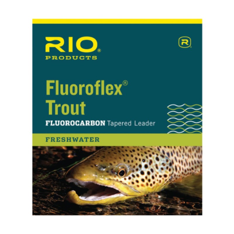 RIO Products Fluoroflex Trout Leader, 7.5ft 1X - 3PK