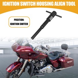 Partuto Ignition Switch Housing Align Tool - for Harley Metal Black - 1 Pc