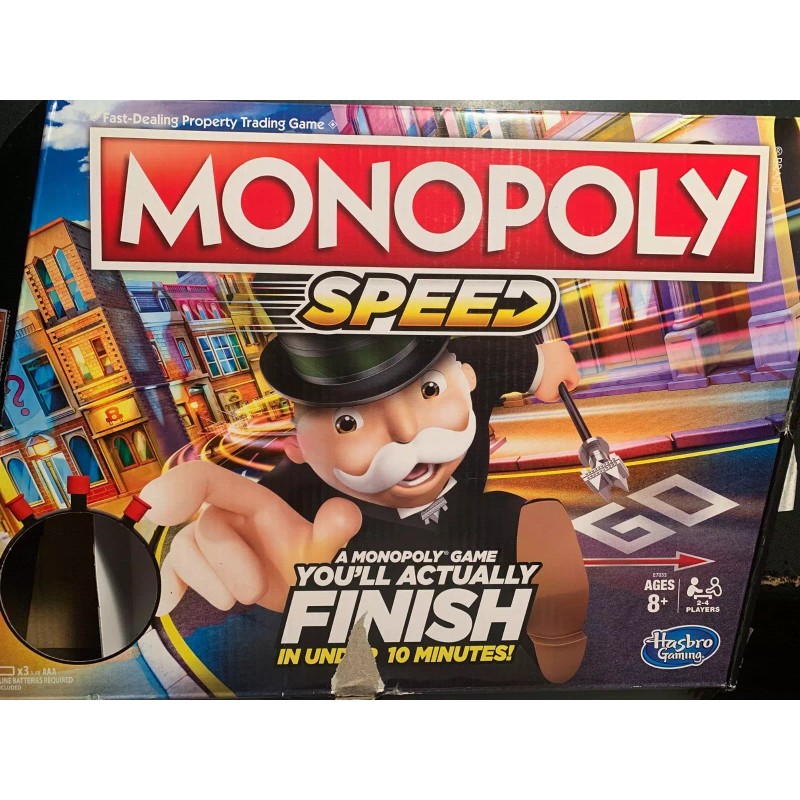Hasbro Monopoly Speed CHANCE CARD Swap Any Property With Another