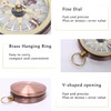 Compass Vintage Retro Portable Pocket Compass Copper Metal Camping Hiking