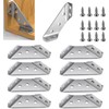 20 pieces corner connectors, stainless steel, Jeboler corner brackets, triangle