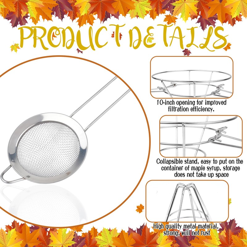Maple Syrup Making Kit 1PCS Maple Syrup Filter Cone with