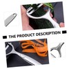 Ciieeo 1set Stainless Steel Y Shaped Vegetable Peelers Comfortable Grip