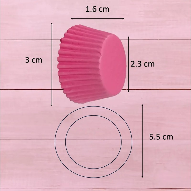 150 Capacillos De Colores 4 Premium Cupcakes Reposteria
