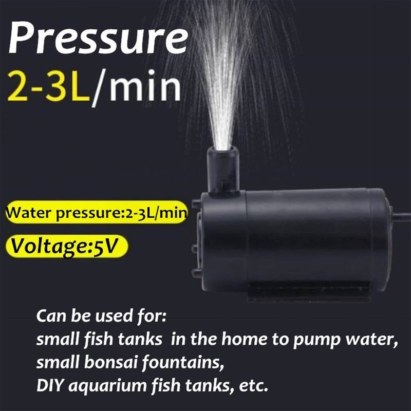 SIPYTOPF 3Pcs DC 3-5V USB Micro Submersible Mini Water Pump