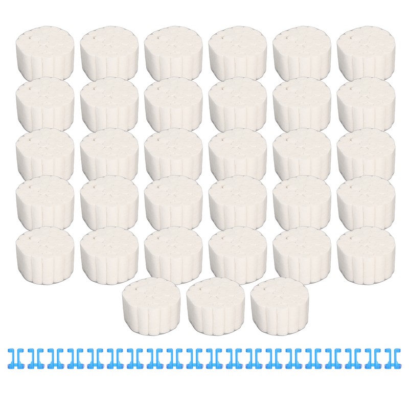 1000Pcs Dental Cotton Rolls High Absorbent Comfortable Nose Bleed Plugs
