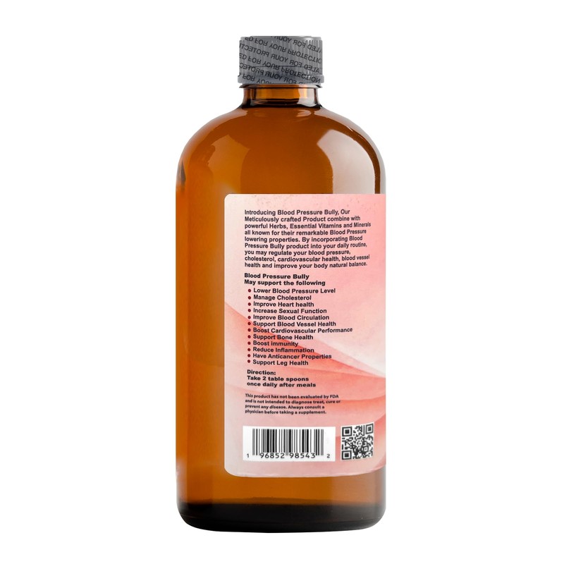 Liquid Blenz Blood Pressure Bully | Herbal Supplement for Healthy