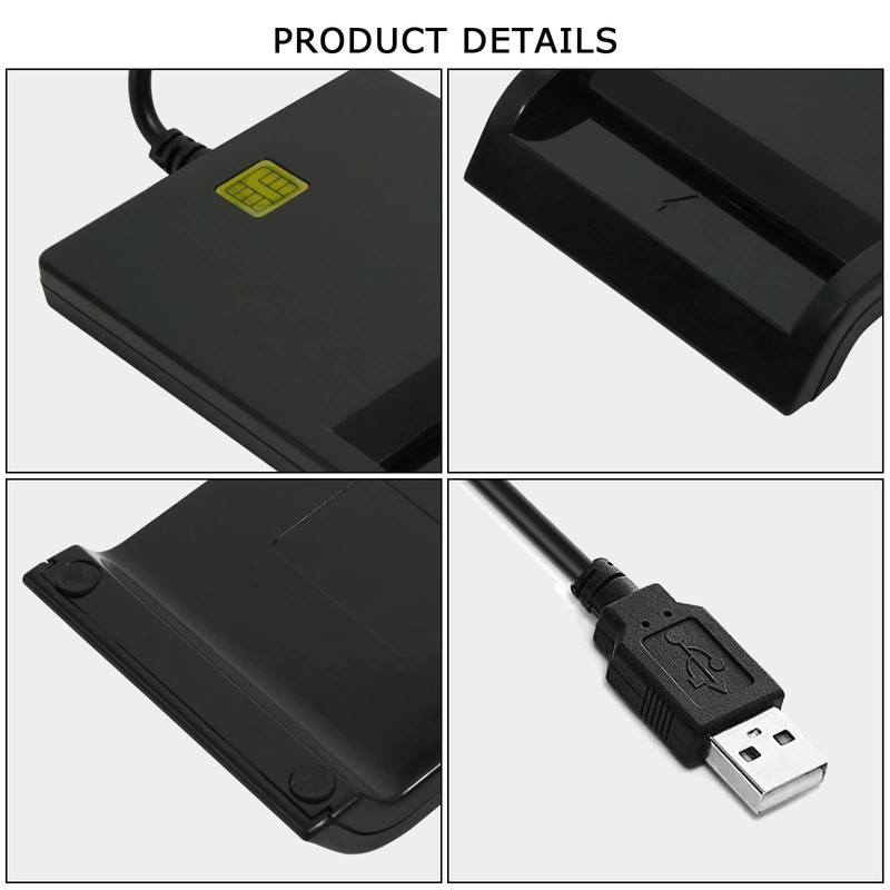BOMFLORE CAC Reader, CAC Card Reader Military, ISO7816 Contact DOD