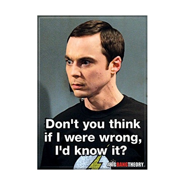Ata-Boy The Big Bang Theory Sheldon 'If I were Wrong'