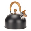 2.5L Stainless Steel Kettle Rustproof Prevent Scalding Whistling Teapot Tea