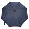 TAHARI® Deluxe Automatic Open Wood Handle & Shaft Umbrella (Navy