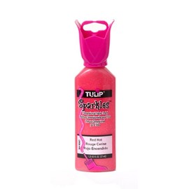 Tulip 1.25oz 3D Fabric Paint Sparkle Red Hot