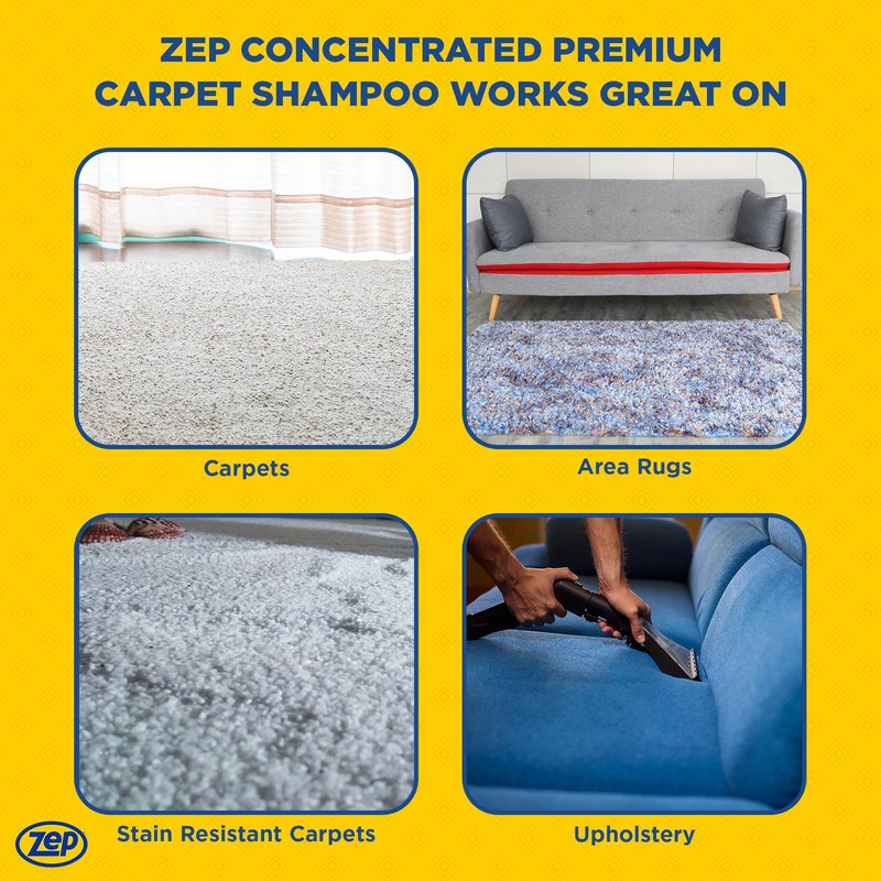 Zep Premium Carpet Shampoo - 2.5 Gal (Case of 2)