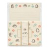 Hanko Letter Set (Hedgehog and Flower) LLH7 (Old LLL305)