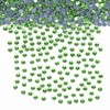 LPBeads 8000 Pieces SS10 Peridot Hotfix Rhinestones Flatback Round Crystal