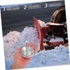 KONTONTY Plow Shoes for Snowplow Base Metal Adjustable Plow Feet