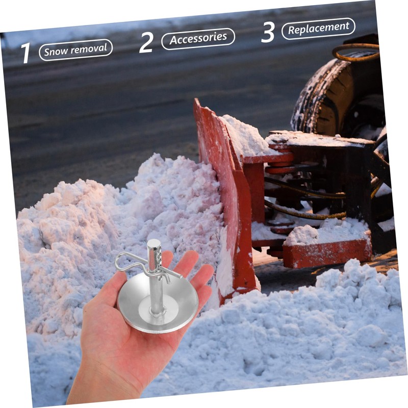 KONTONTY Plow Shoes for Snowplow Base Metal Adjustable Plow Feet