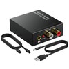 Aswalling Portable 3.5mm Jack Coaxial Optical Fiber Digital to Analog