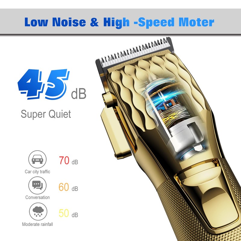 FADEKING® Professional Hair Clippers for Men - Cordless Barber Clippers