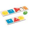 OVDGWC 2 Sets Children's Wooden Toy, Geometric Toy, Puzzle Toy,