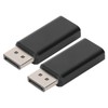 2Pcs DP Male to HDMI Female Adapter Converter Transformer for