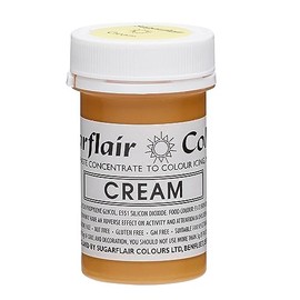Sugarflair Paste Colour - Tartranil Cream 25g